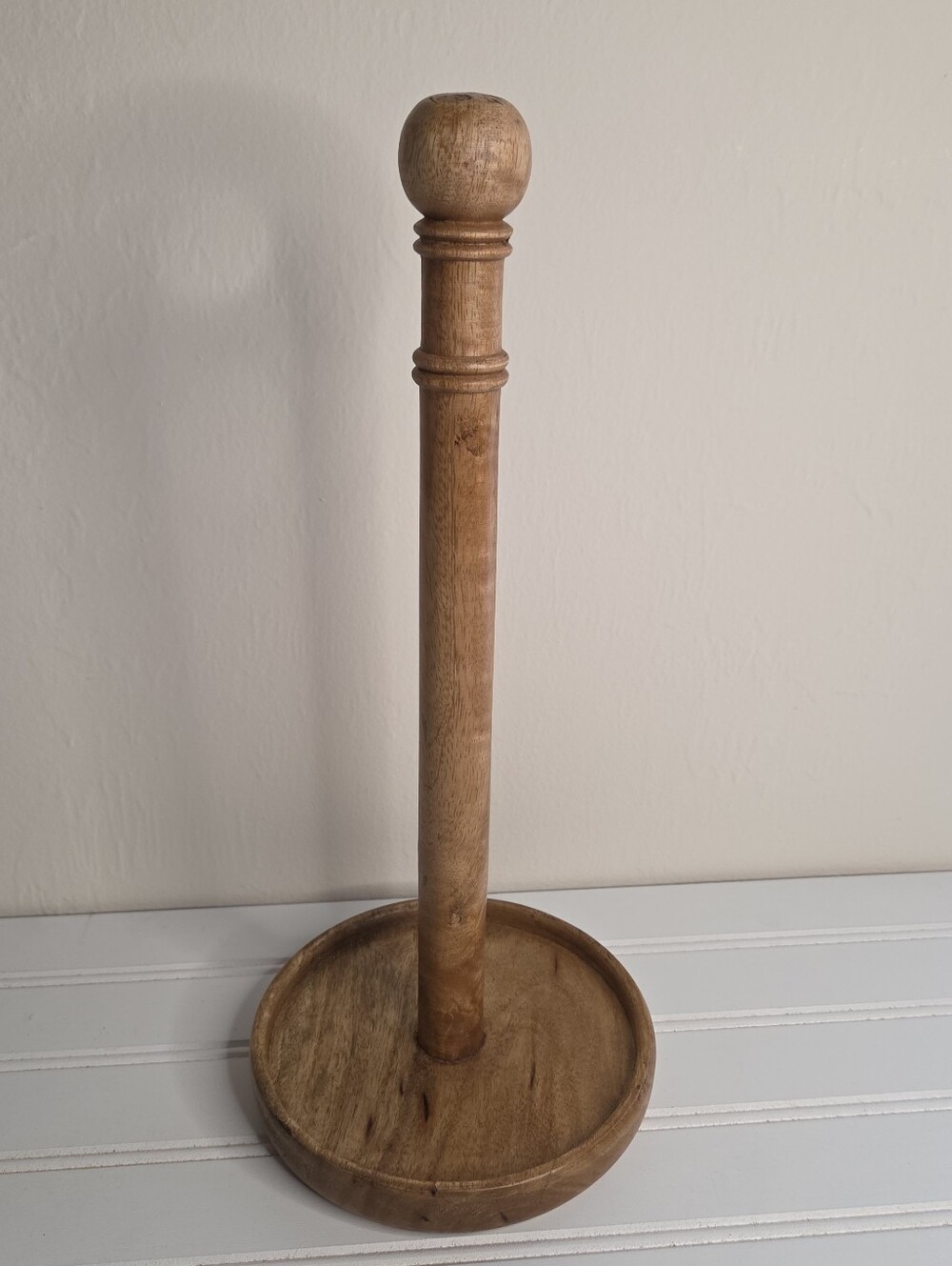 Magnolia Paper Towel Holder Brown Primitive Farmhouse Kitchen